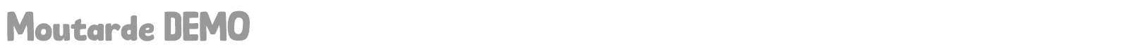Moutarde font preview